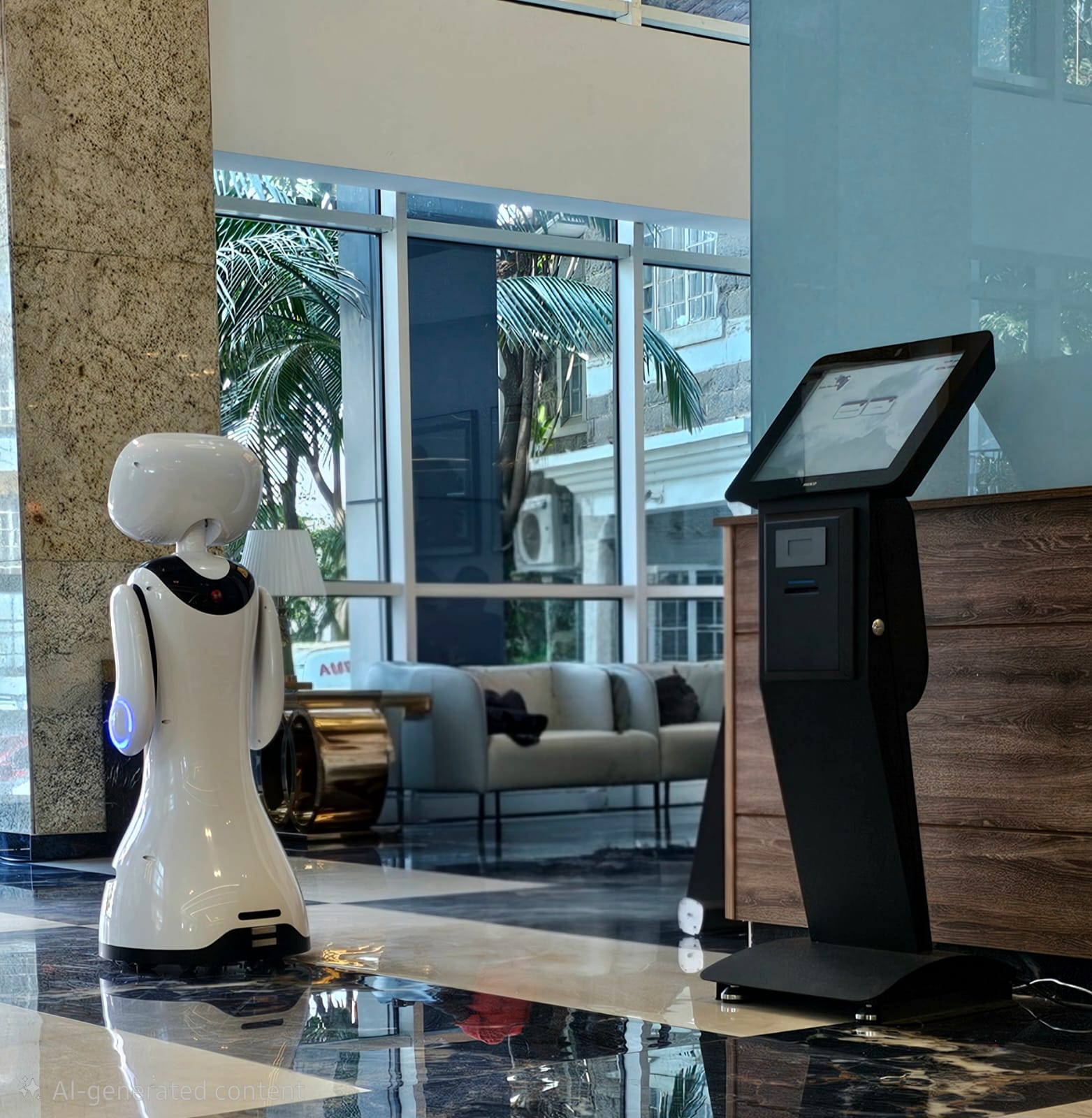 Jengalabs Afritech showroom with AI-enabled devices and kiosk solutions